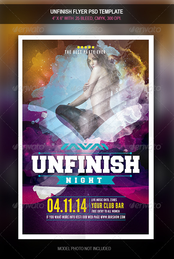 GraphicRiver Unifinish Party flyer 7867201 GraphicRiver Unifinish Party flyer 7867201