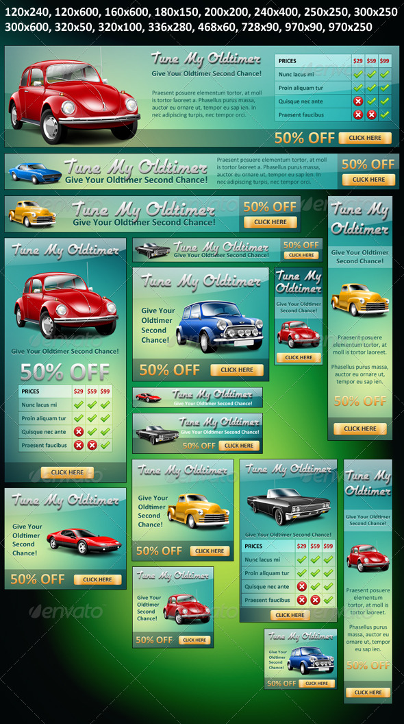 GraphicRiver Tune My Oldtimer 7849916 GraphicRiver Tune My Oldtimer 7849916