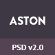 ASTON - Minimalistic Creative One Page PSD ASTON - Minimalistic Creative One Page PSD - ThemeForest Item for Sale