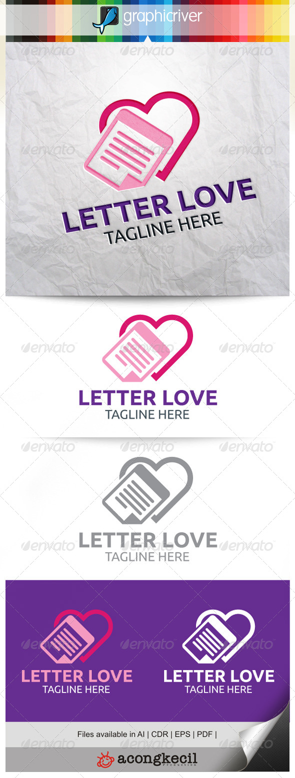 GraphicRiver Letter Love 7851266 GraphicRiver Letter Love 7851266