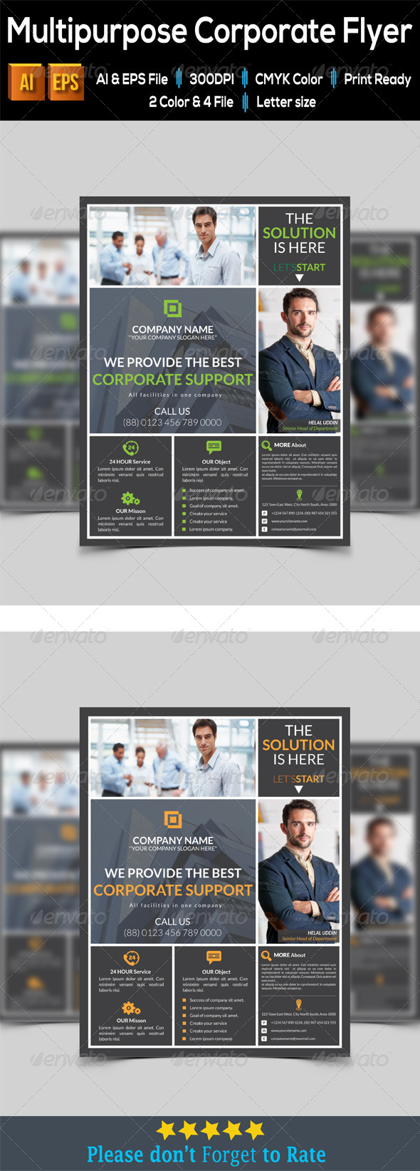 GraphicRiver Multipurpose Corporate Flyer 7870908 GraphicRiver Multipurpose Corporate Flyer 7870908