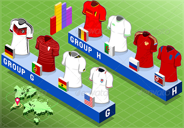 GraphicRiver Isometric Nations Groups for Soccer Cup 7874163 GraphicRiver Isometric Nations Groups for Soccer Cup 7874163