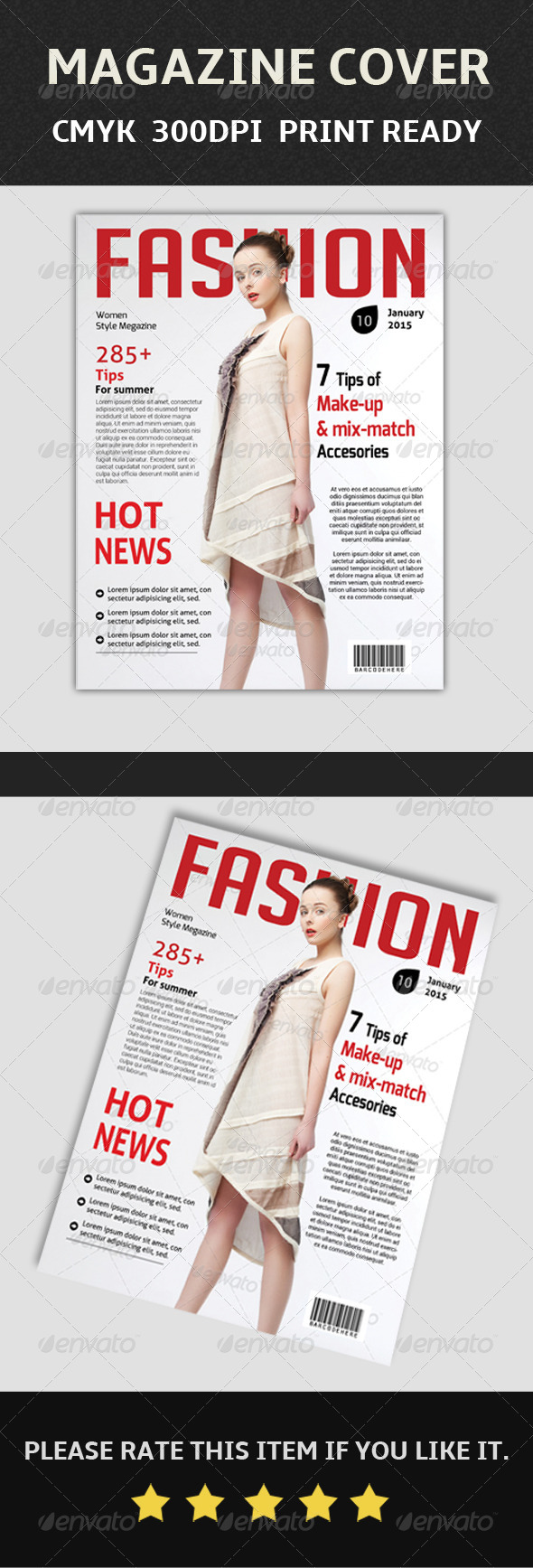 GraphicRiver Magazine Cover Tempate 7874264 GraphicRiver Magazine Cover Tempate 7874264
