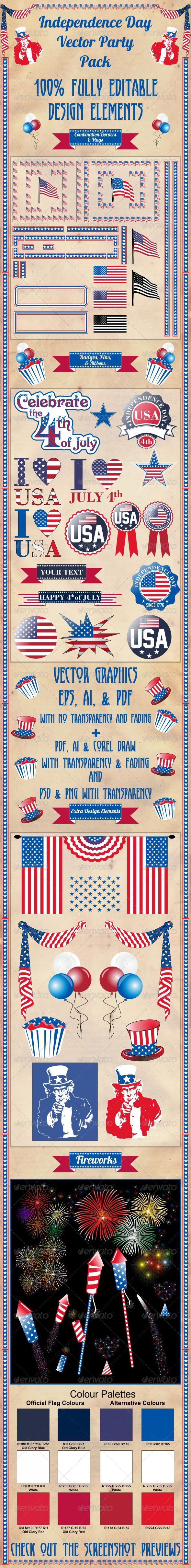 GraphicRiver Independence Day Pack 7873859 GraphicRiver Independence Day Pack 7873859