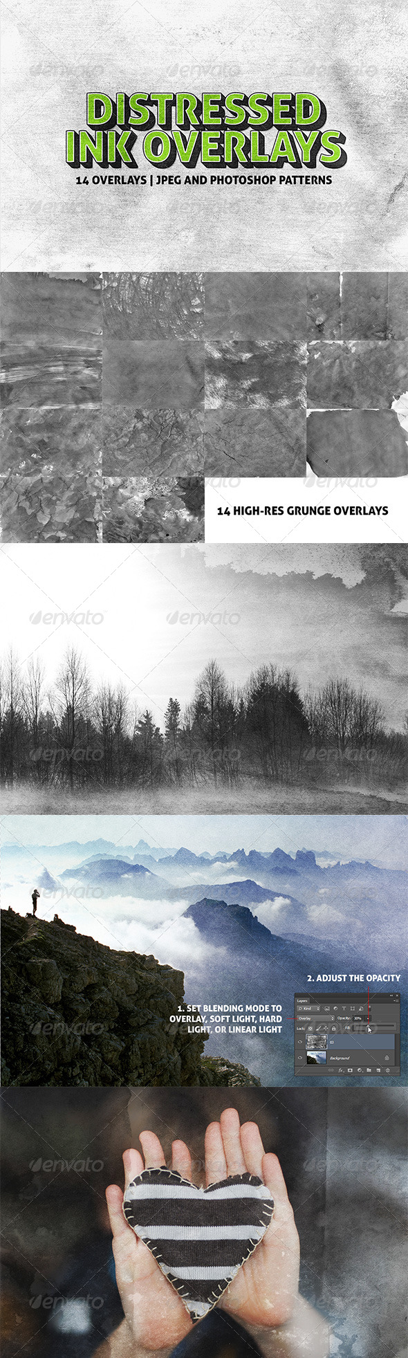 GraphicRiver 14 Distressed Ink Overlays 7876843 GraphicRiver 14 Distressed Ink Overlays 7876843