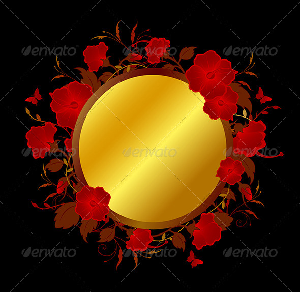 GraphicRiver Background with Red Tropical Flowers 7880584 GraphicRiver Background with Red Tropical Flowers 7880584