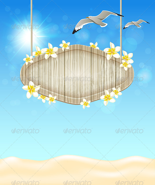 GraphicRiver Blue Marine Background with Seagulls 7880757 GraphicRiver Blue Marine Background with Seagulls 7880757