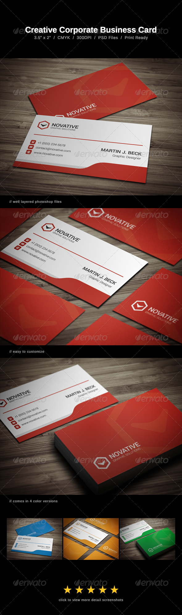 GraphicRiver Corporate Business Card 7887438 GraphicRiver Corporate Business Card 7887438