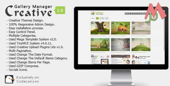 CodeCanyon Creative Gallery Manager 7888458 CodeCanyon Creative Gallery Manager 7888458