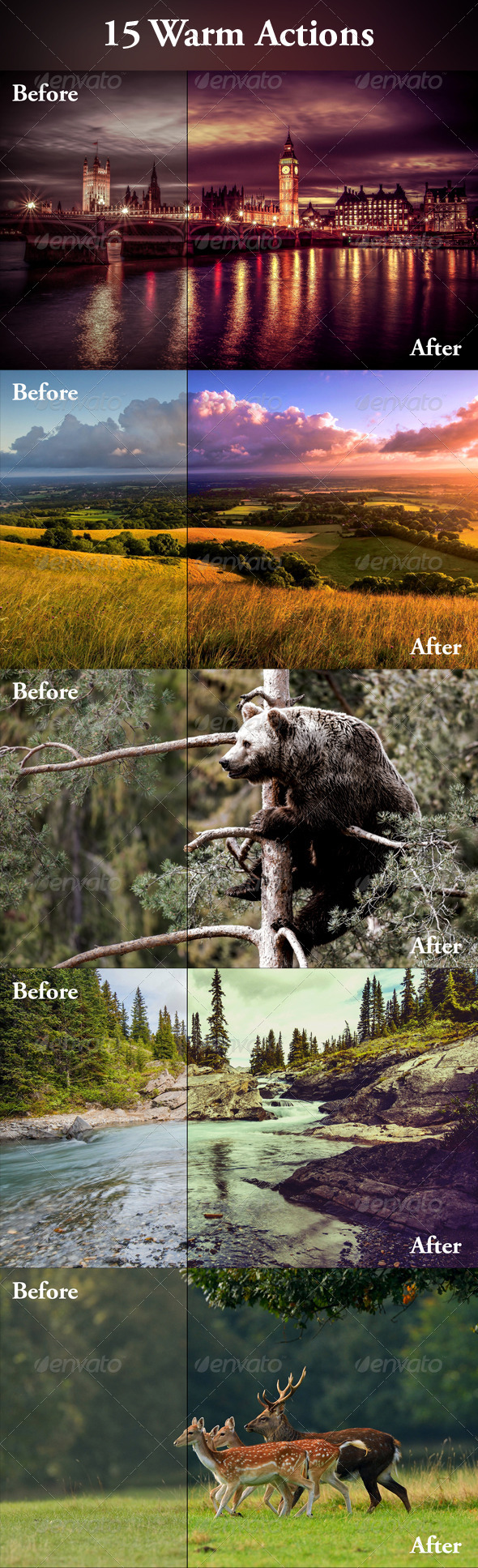 GraphicRiver Warm Color Actions 7890394 GraphicRiver Warm Color Actions 7890394