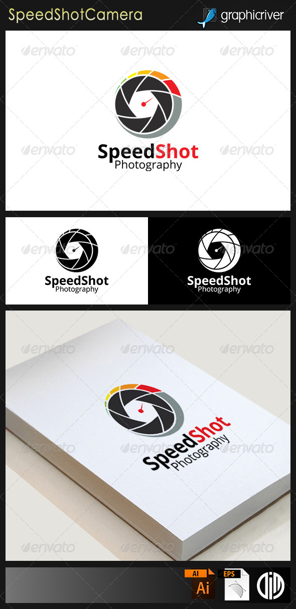 GraphicRiver Speed Shot Photographic Camera Logo 7893437 GraphicRiver Speed Shot Photographic Camera Logo 7893437