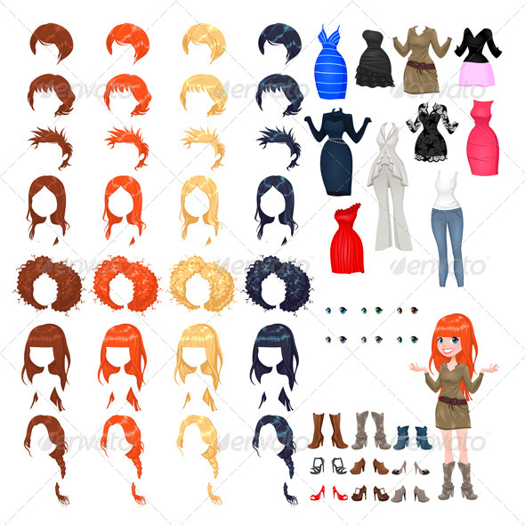 GraphicRiver Avatar of a Woman 7894321 GraphicRiver Avatar of a Woman 7894321