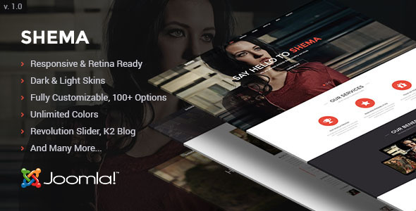 ThemeForest Shema Creative One Page Joomla Template 7900636 ThemeForest Shema Creative One Page Joomla Template 7900636