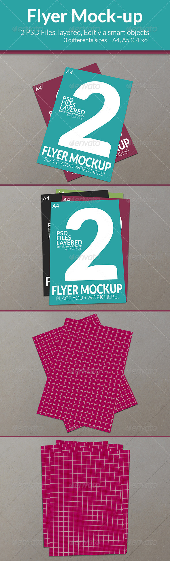 GraphicRiver Flyer Mock-up SS-5 7891878 GraphicRiver Flyer Mock-up SS-5 7891878