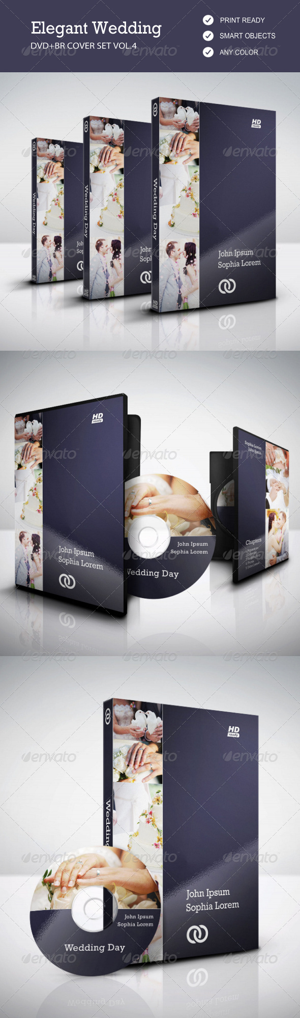 GraphicRiver Elegant Wedding DVD & BR Cover Set vol.4 7902068 GraphicRiver Elegant Wedding DVD & BR Cover Set vol.4 7902068