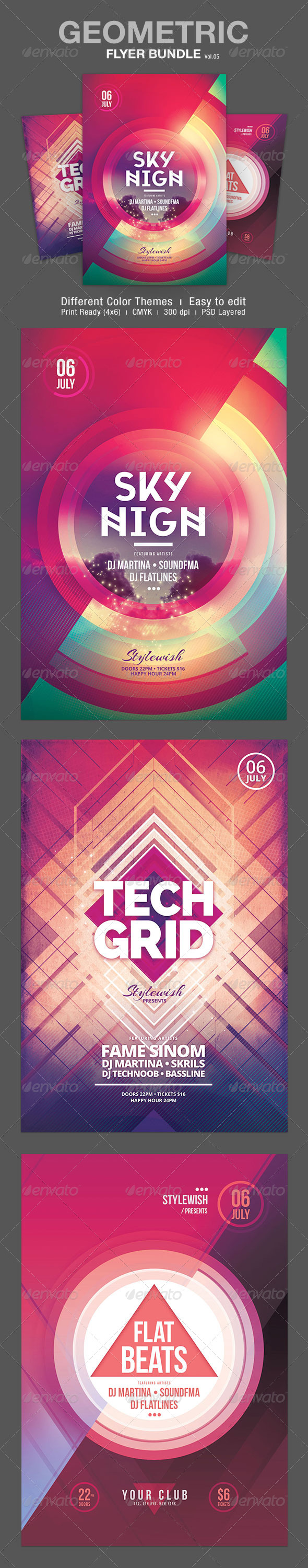 GraphicRiver Geometric Flyer Bundle Vol.05 7905746 GraphicRiver Geometric Flyer Bundle Vol.05 7905746
