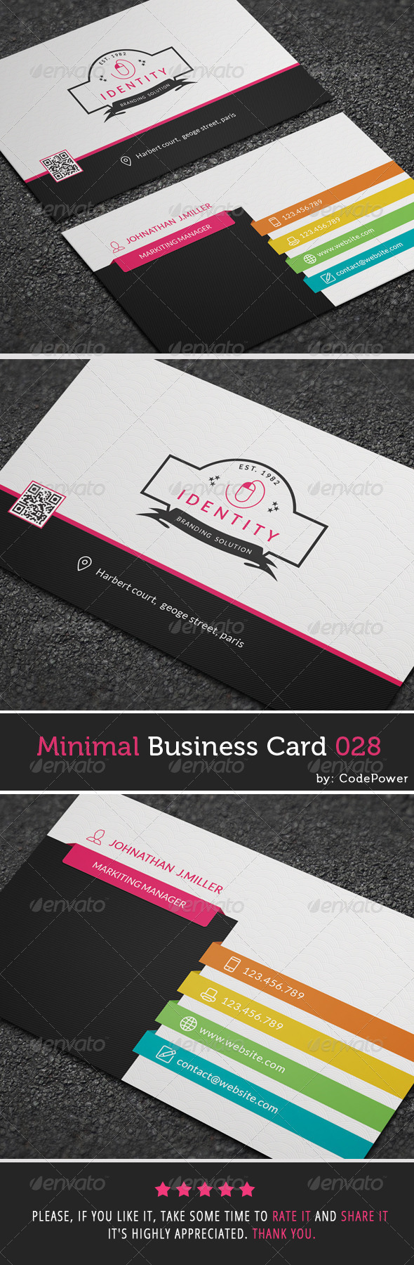 GraphicRiver Minimal Business Card 028 7907216 GraphicRiver Minimal Business Card 028 7907216