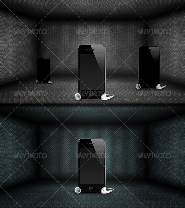 GraphicRiver HD Steel Room Stage Backgrounds 7910335 GraphicRiver HD Steel Room Stage Backgrounds 7910335