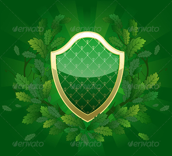 GraphicRiver Green Shield 7912054 GraphicRiver Green Shield 7912054