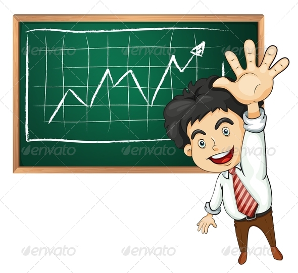 GraphicRiver A Very Happy Businessman in Front of the Blackboard 7914803 GraphicRiver A Very Happy Businessman in Front of the Blackboard 7914803