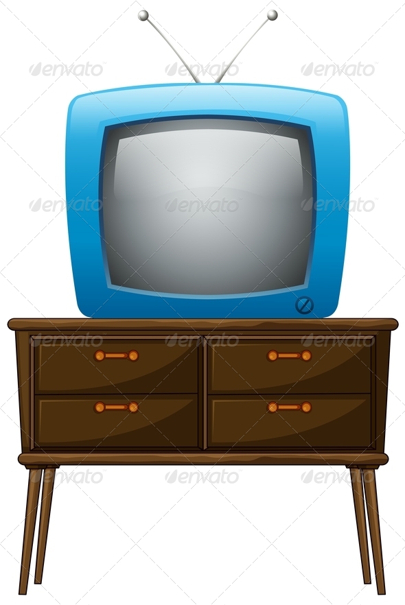GraphicRiver A Television Above the Wooden Table 7914881 GraphicRiver A Television Above the Wooden Table 7914881