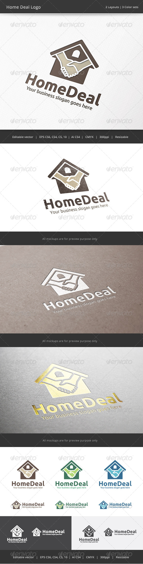 GraphicRiver Home Deal Logo 7920162 GraphicRiver Home Deal Logo 7920162