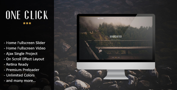 ThemeForest One Click Parallax One Page HTML Template 7881785 ThemeForest One Click Parallax One Page HTML Template 7881785