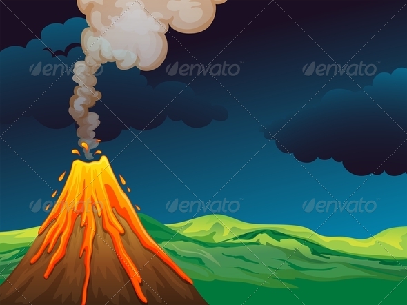 GraphicRiver Volcano 7925939 GraphicRiver Volcano 7925939