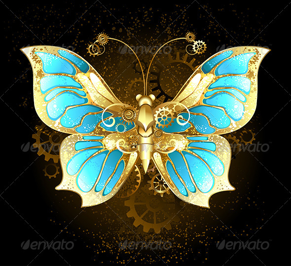 GraphicRiver Mechanical Butterfly 7926651 GraphicRiver Mechanical Butterfly 7926651