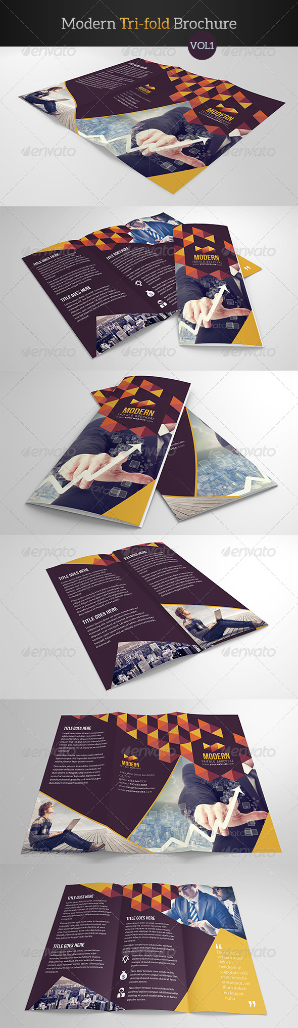 GraphicRiver Modern Trifold Brochure 7931244 GraphicRiver Modern Trifold Brochure 7931244