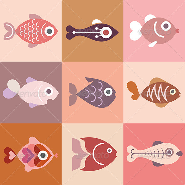 GraphicRiver Fishes 7931781 GraphicRiver Fishes 7931781
