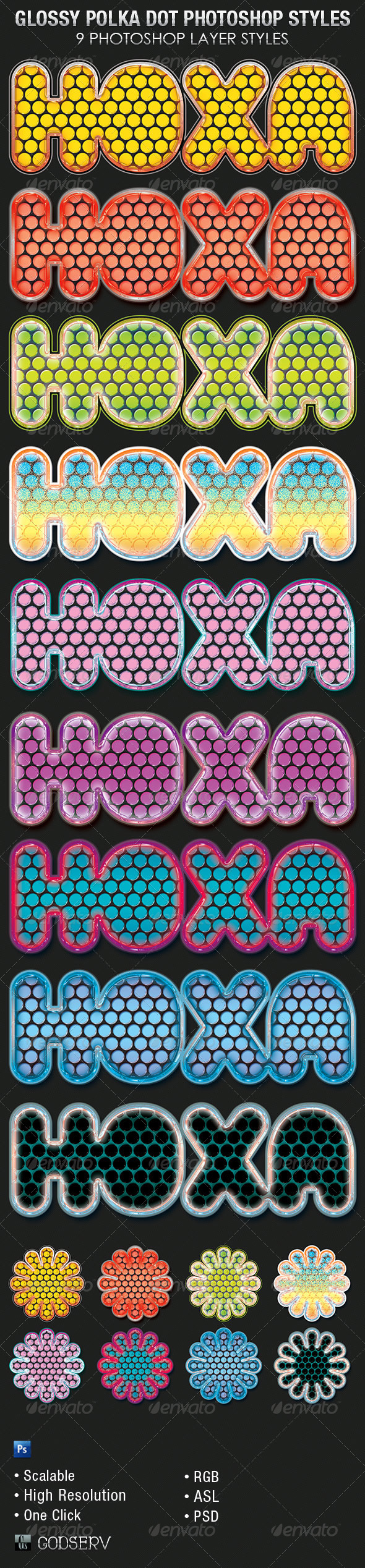 GraphicRiver Glossy Polka Dot Photoshop Layer Styles 7910995 GraphicRiver Glossy Polka Dot Photoshop Layer Styles 7910995