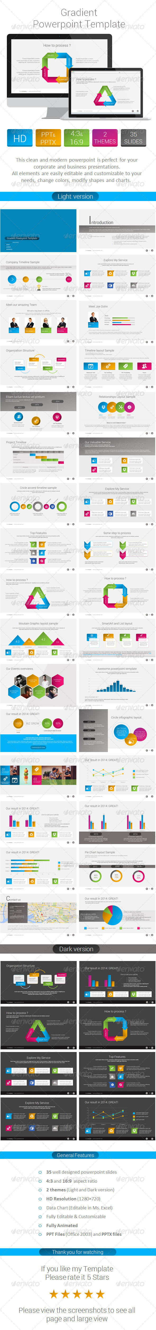 GraphicRiver Gradient Powerpoint Template 7938336 GraphicRiver Gradient Powerpoint Template 7938336