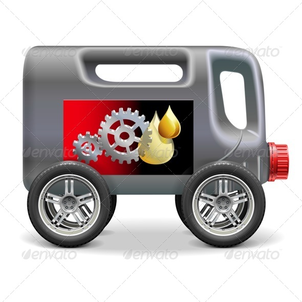 GraphicRiver Motor Oil on Wheels 7940145 GraphicRiver Motor Oil on Wheels 7940145