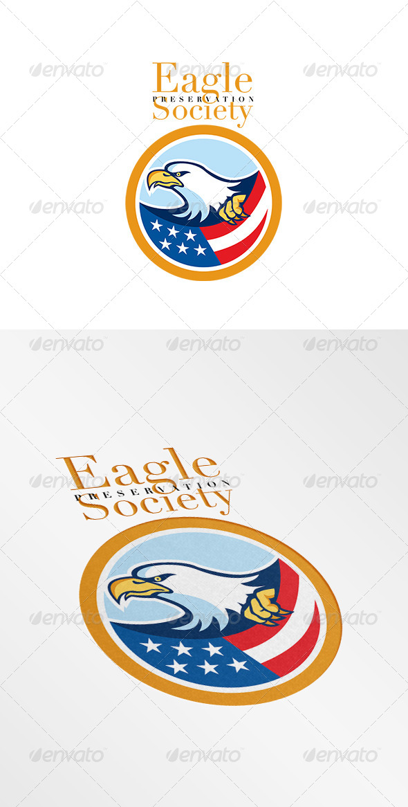 GraphicRiver American Eagle Preservation Society Logo 7941249 GraphicRiver American Eagle Preservation Society Logo 7941249