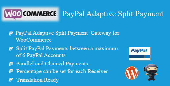 CodeCanyon WooCommerce PayPal Adaptive Split Payment 7948397 CodeCanyon WooCommerce PayPal Adaptive Split Payment 7948397