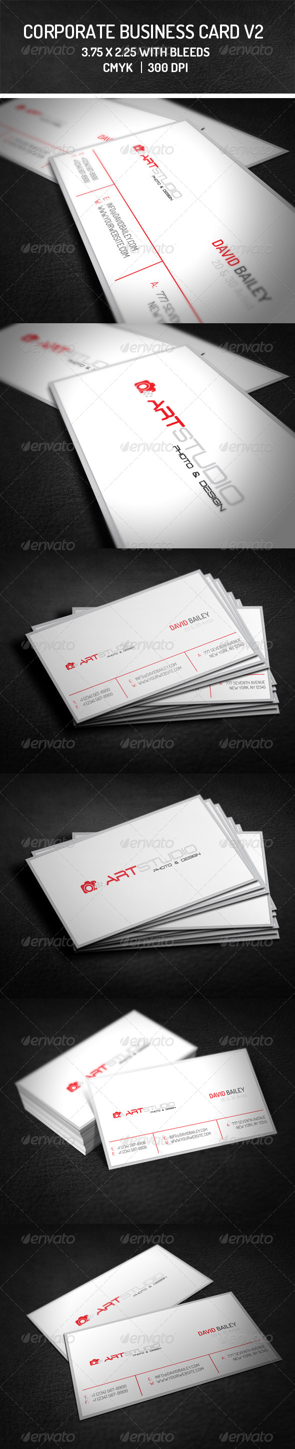 GraphicRiver Corporate Business Card V2 7950006 GraphicRiver Corporate Business Card V2 7950006