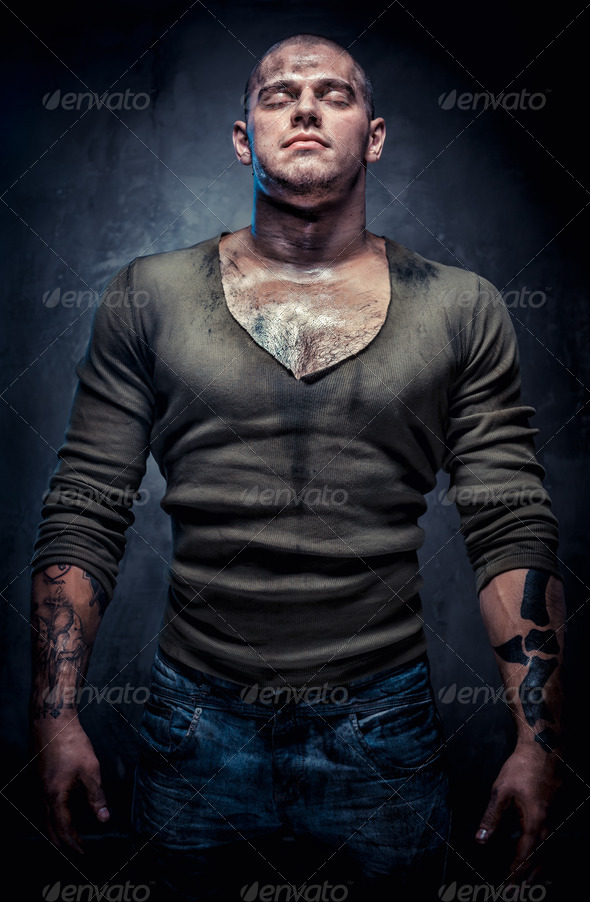 Muscular build man (Misc) Photo Download