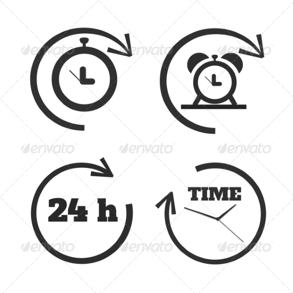 GraphicRiver Set of Time Icons 7951869 GraphicRiver Set of Time Icons 7951869