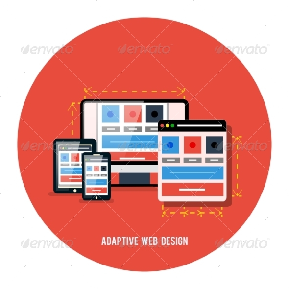 GraphicRiver Responsive Web Design Concept 7953669 GraphicRiver Responsive Web Design Concept 7953669
