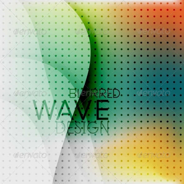 GraphicRiver Colorful Blurred Wave Business Background 7955132 GraphicRiver Colorful Blurred Wave Business Background 7955132