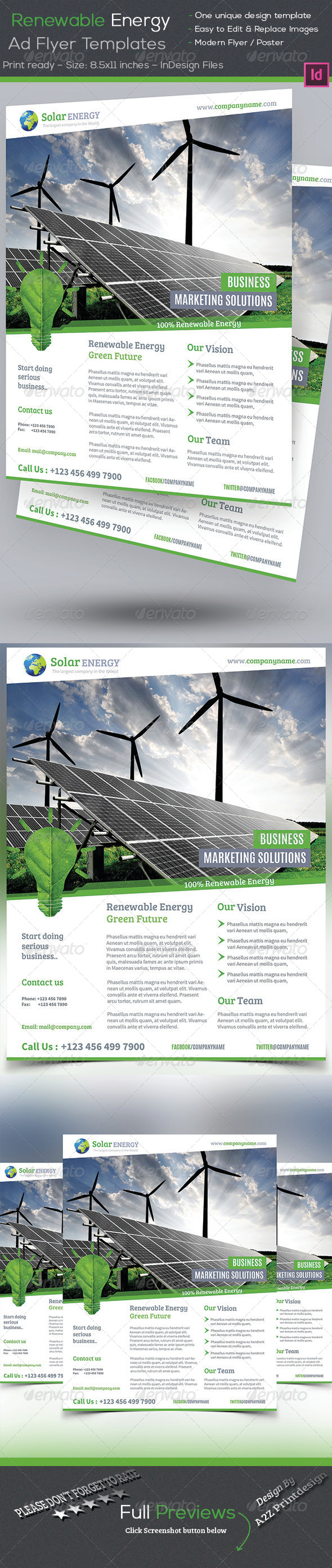 GraphicRiver Renewable Energy Flyer 7955833 GraphicRiver Renewable Energy Flyer 7955833