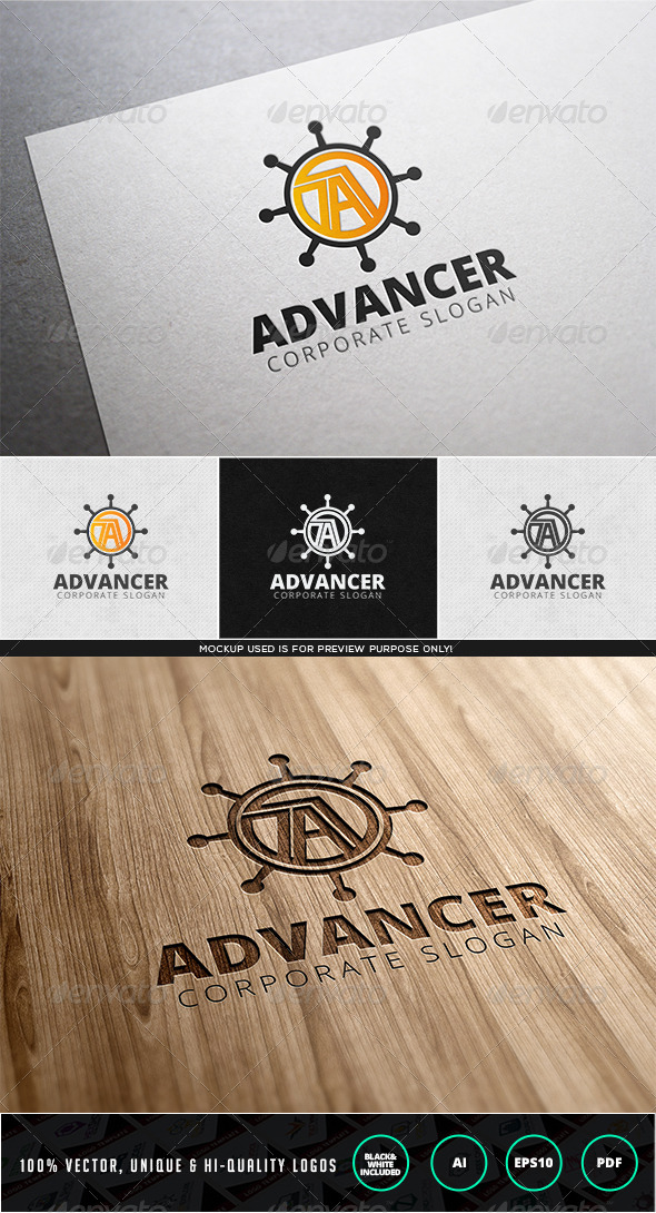 GraphicRiver Advancer Logo Template 7963469 GraphicRiver Advancer Logo Template 7963469