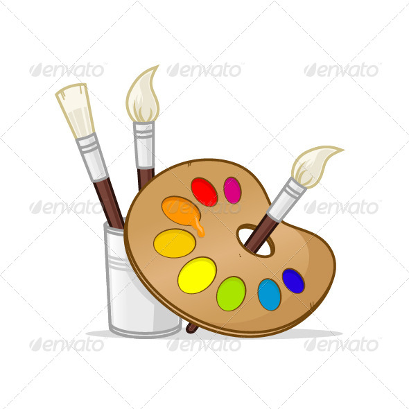 GraphicRiver Artist Palette 7964803 GraphicRiver Artist Palette 7964803