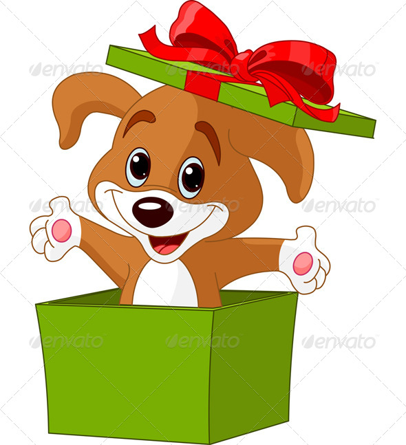 GraphicRiver Puppy Jumping from Box 7969133 GraphicRiver Puppy Jumping from Box 7969133