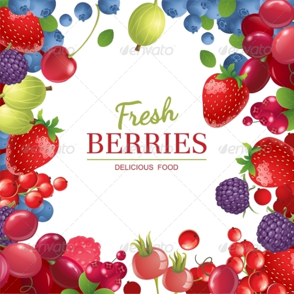 GraphicRiver Berries Background 7972946 GraphicRiver Berries Background 7972946