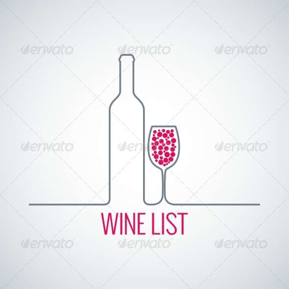 GraphicRiver Wine List Background 7974183 GraphicRiver Wine List Background 7974183