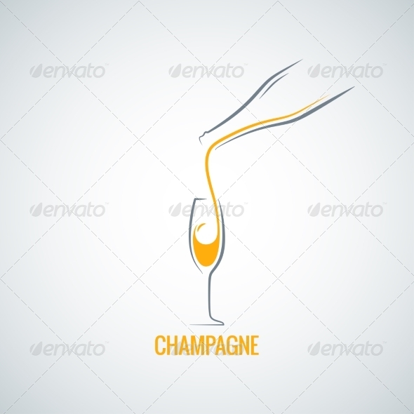 GraphicRiver Champagne Background 7974208 GraphicRiver Champagne Background 7974208