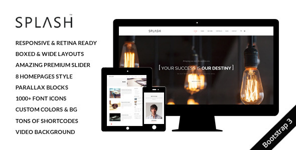 ThemeForest Splash Multi-Purpose Responsive Website Template 7964671 ThemeForest Splash Multi-Purpose Responsive Website Template 7964671