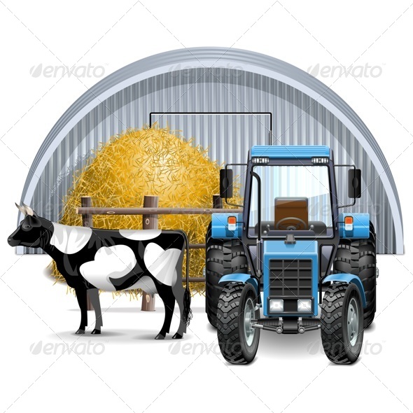 GraphicRiver Vector Farm Concept 7978870 GraphicRiver Vector Farm Concept 7978870